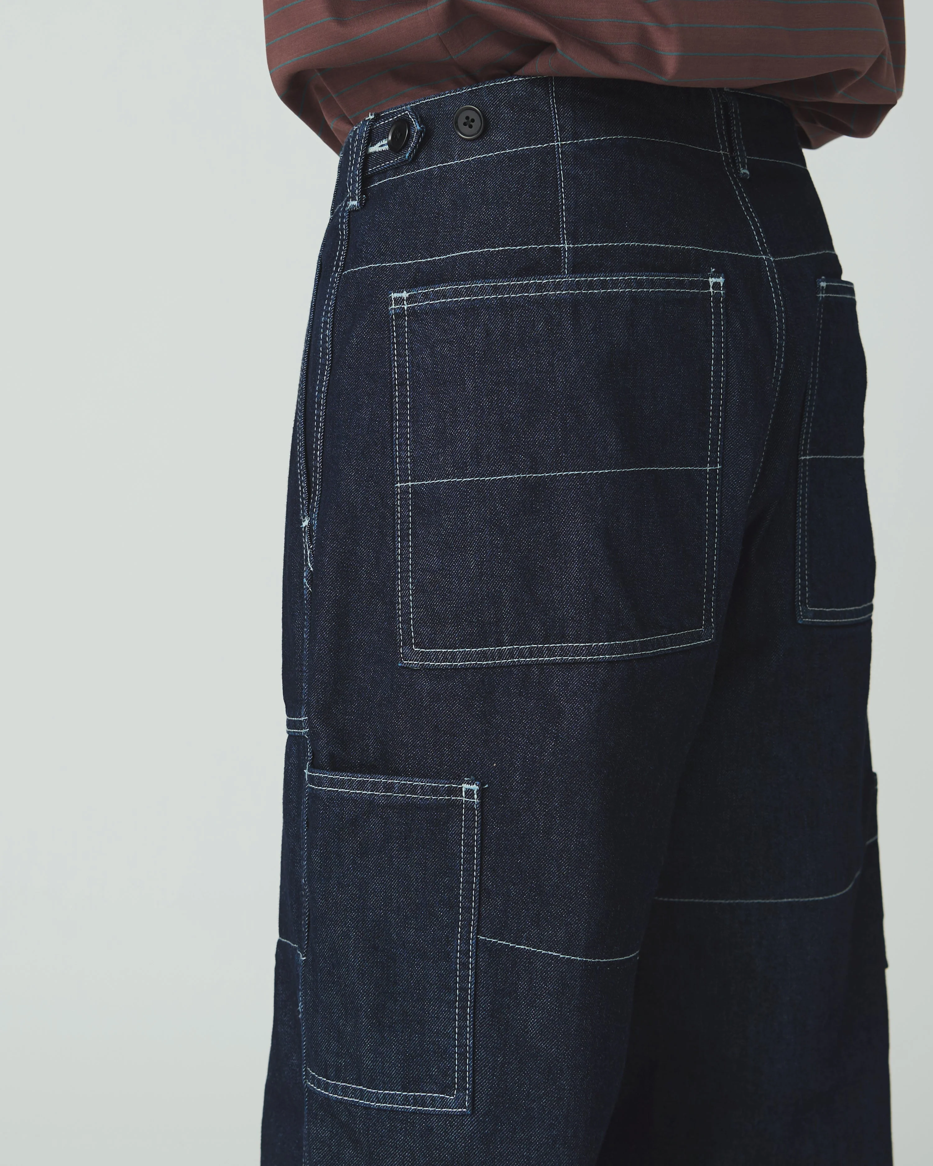 SNOW PEAK TAKIBI DENIM PANTS - INDIGO - Image 7