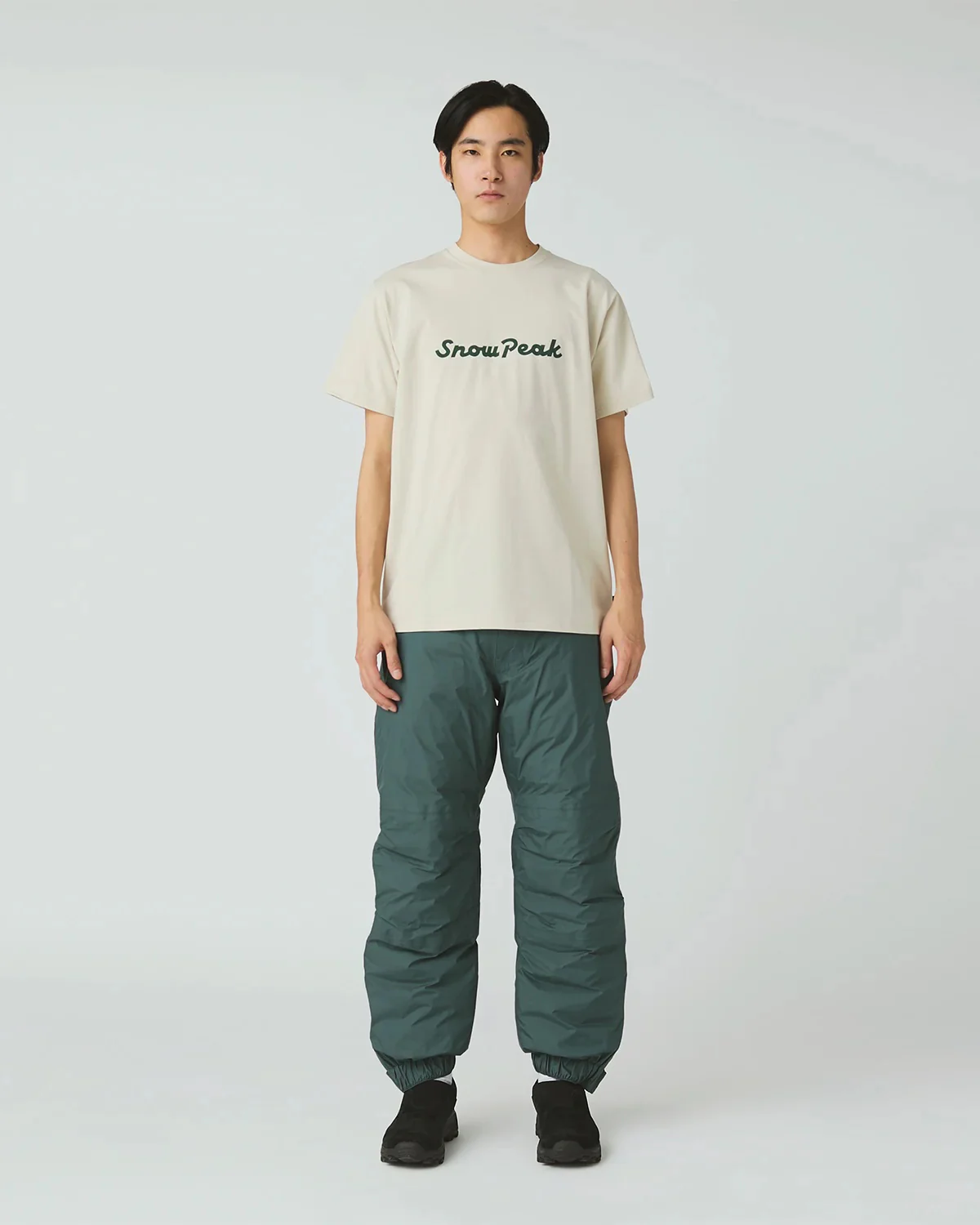 SNOW PEAK TYPOGRAPHY T-SHIRT - IVORY - Image 2