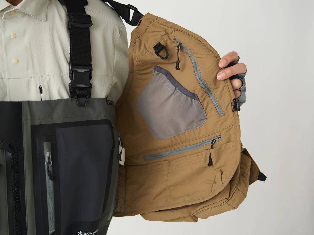 SNOW PEAK V1 STRAP FLY FISHING VEST - BEIGE - Image 10