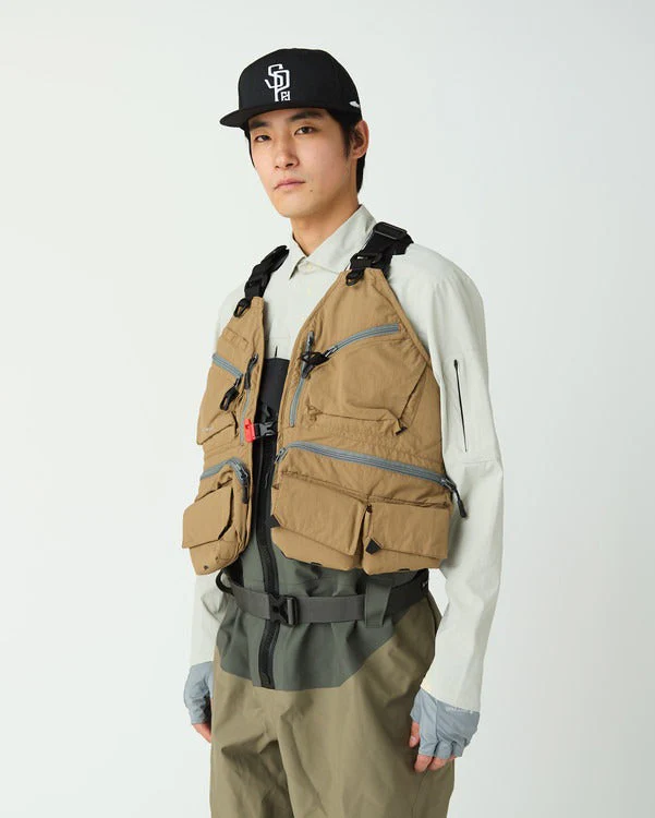 SNOW PEAK V1 STRAP FLY FISHING VEST - BEIGE - Image 6