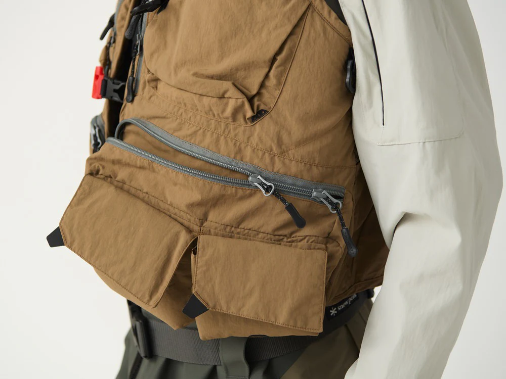 SNOW PEAK V1 STRAP FLY FISHING VEST - BEIGE - Image 9