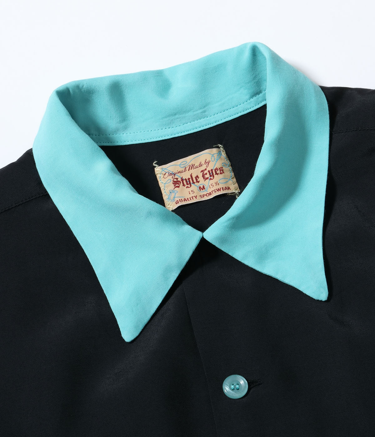 STYLE EYES - RAYON BOWLING SHIRT “JAX BEER” - BLACK - Image 3