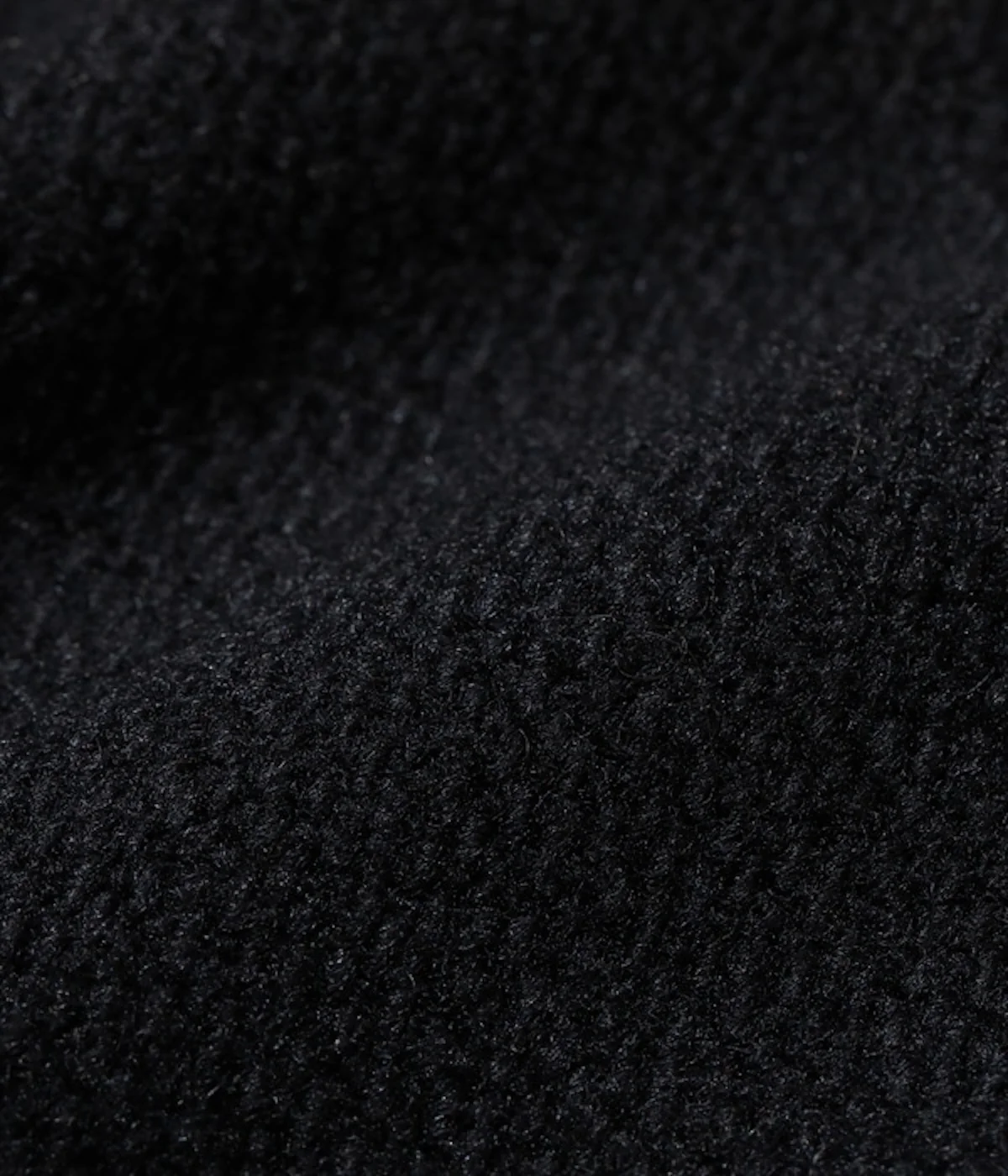 SUGAR CANE WOOL MELTON SPORTS JACKET - BLACK - Image 8