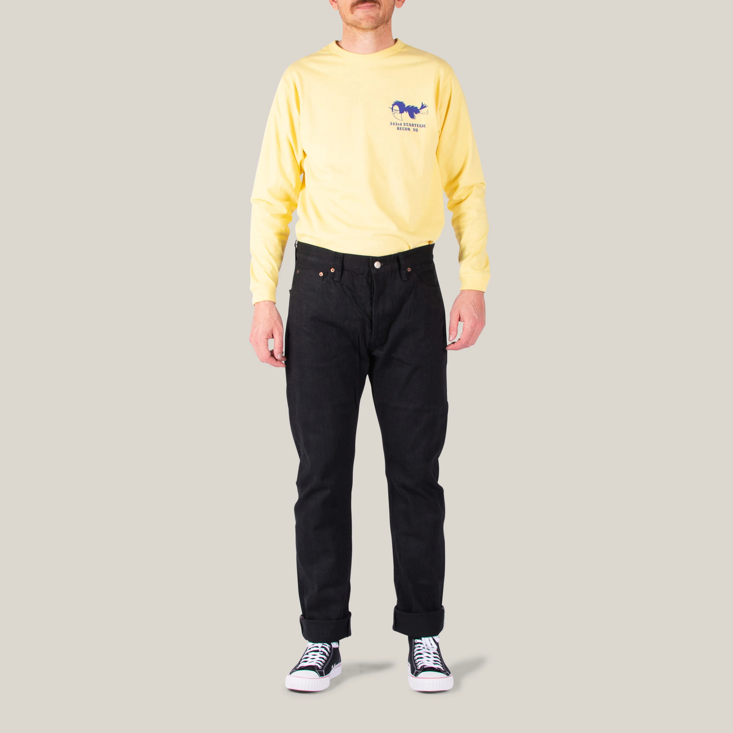 SUGAR CANE TYPEIII 1947 JEANS - SLIM FIT BLACK - Image 7
