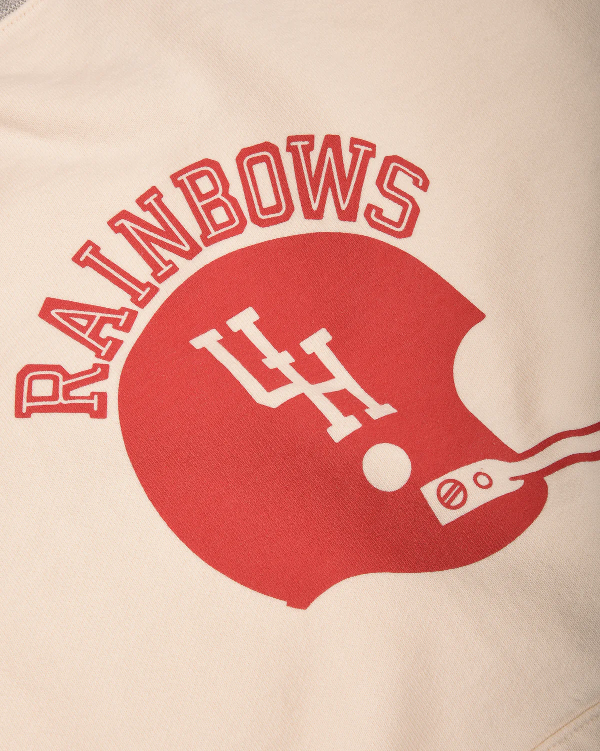 SUN SURF 'RAINBOWS' CREW NECK POCKET SWEATSHIRT - OFF WHITE - Image 3