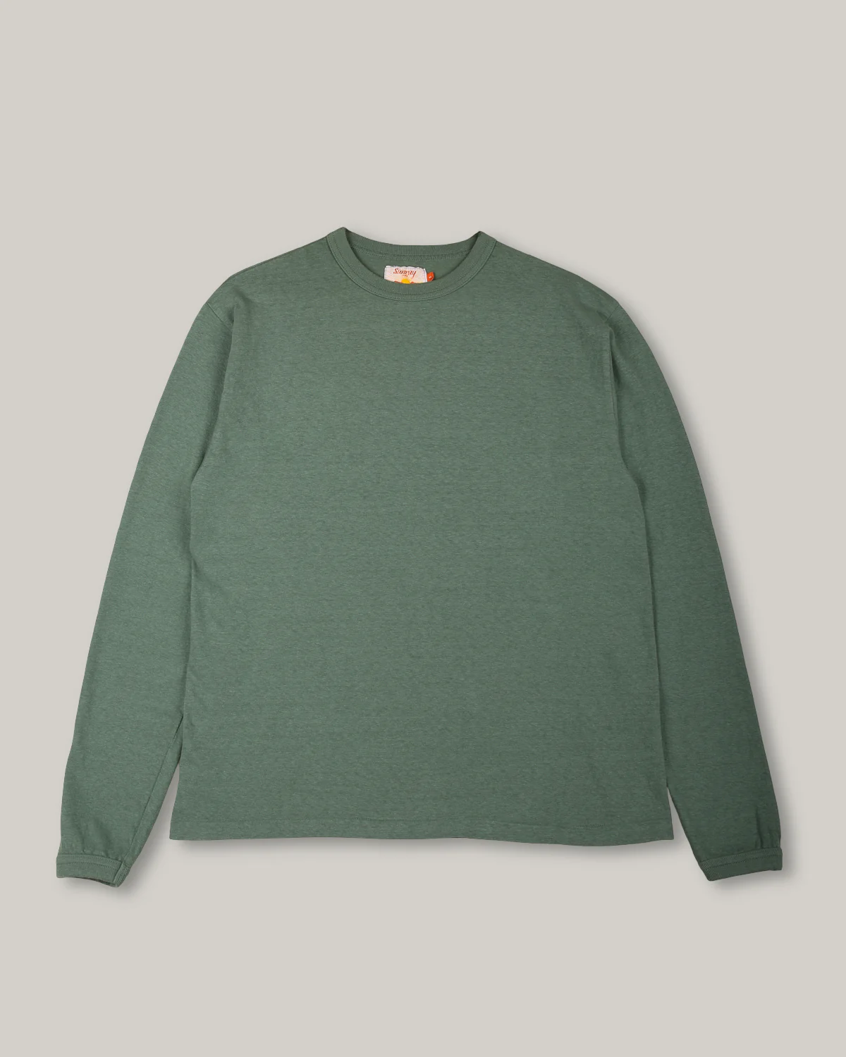 SUNRAY SPIRIT NA'MAKA'OH LS-TSHIRT - SAGEBRUSH GREEN