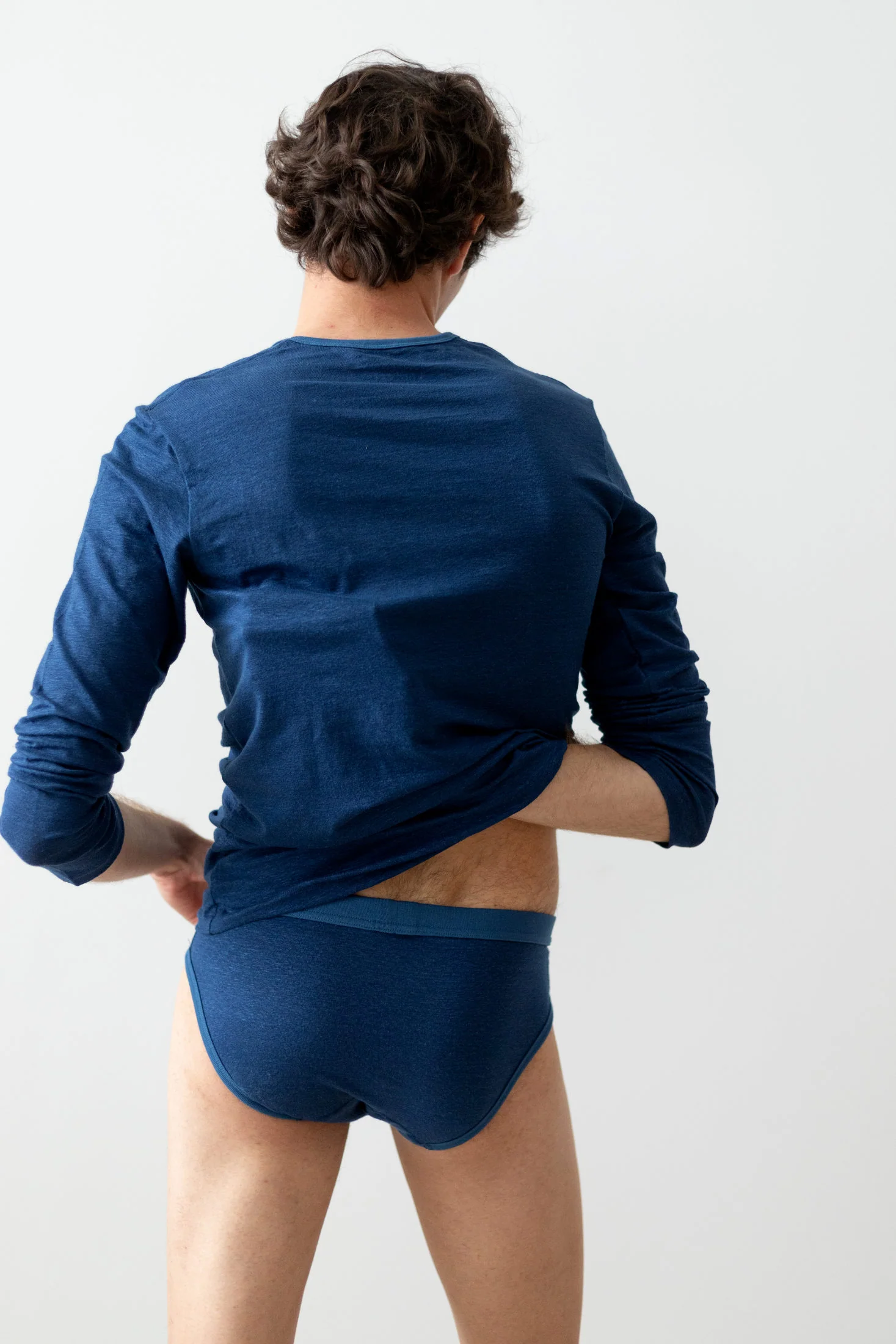 TA-CT LONG SLEEVE T-SHIRT BABOR - INDIGO - Image 3