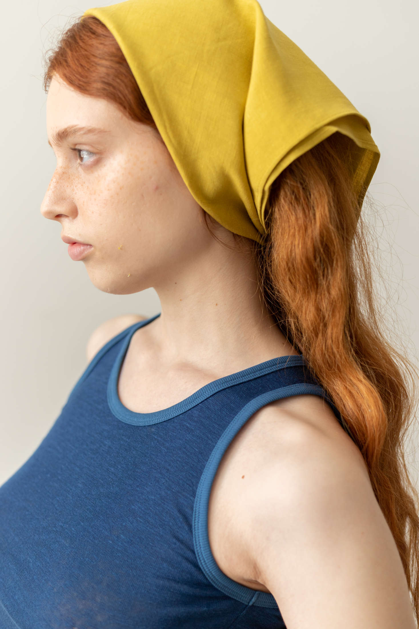 TA-CT TANK TOP FUJI - INDIGO - Image 3