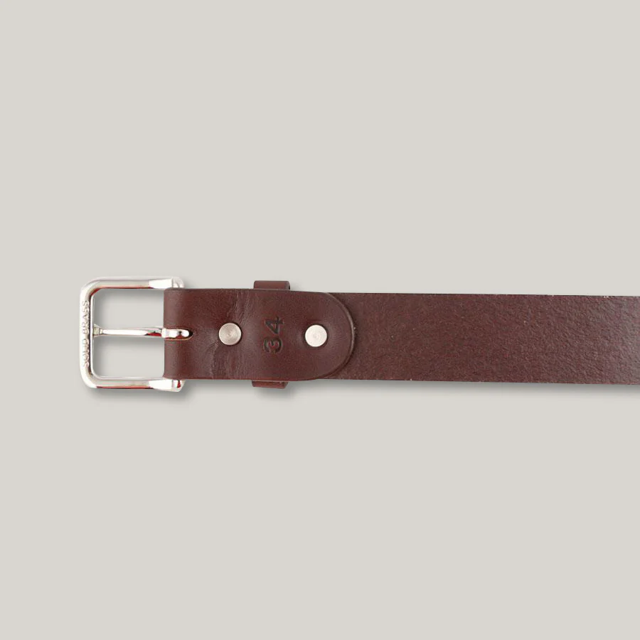TANNER GOODS DAILY BELT - COGNAC/STAINLESS - Image 3