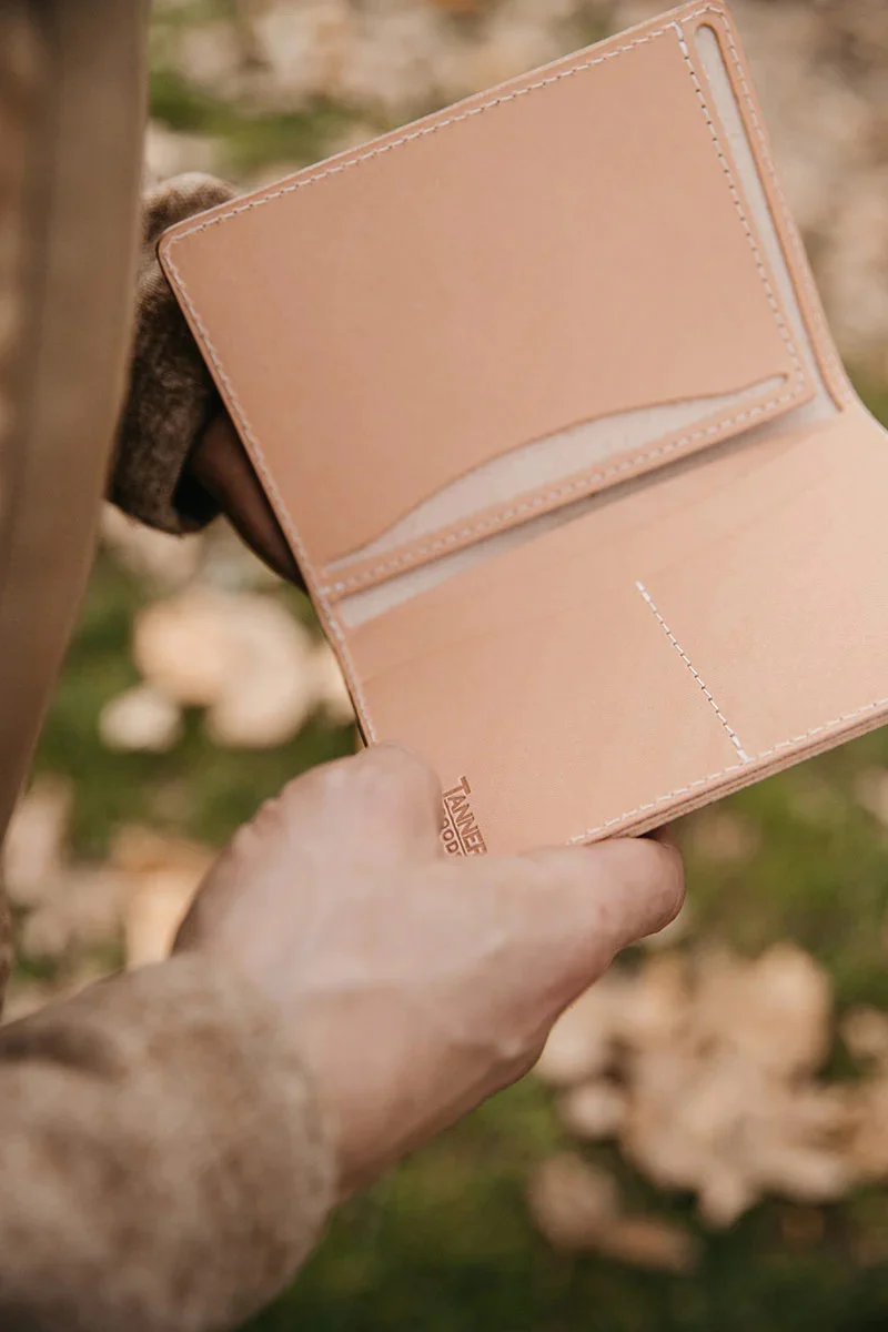 TANNER GOODS TRAVEL WALLET - NATURAL - Image 5