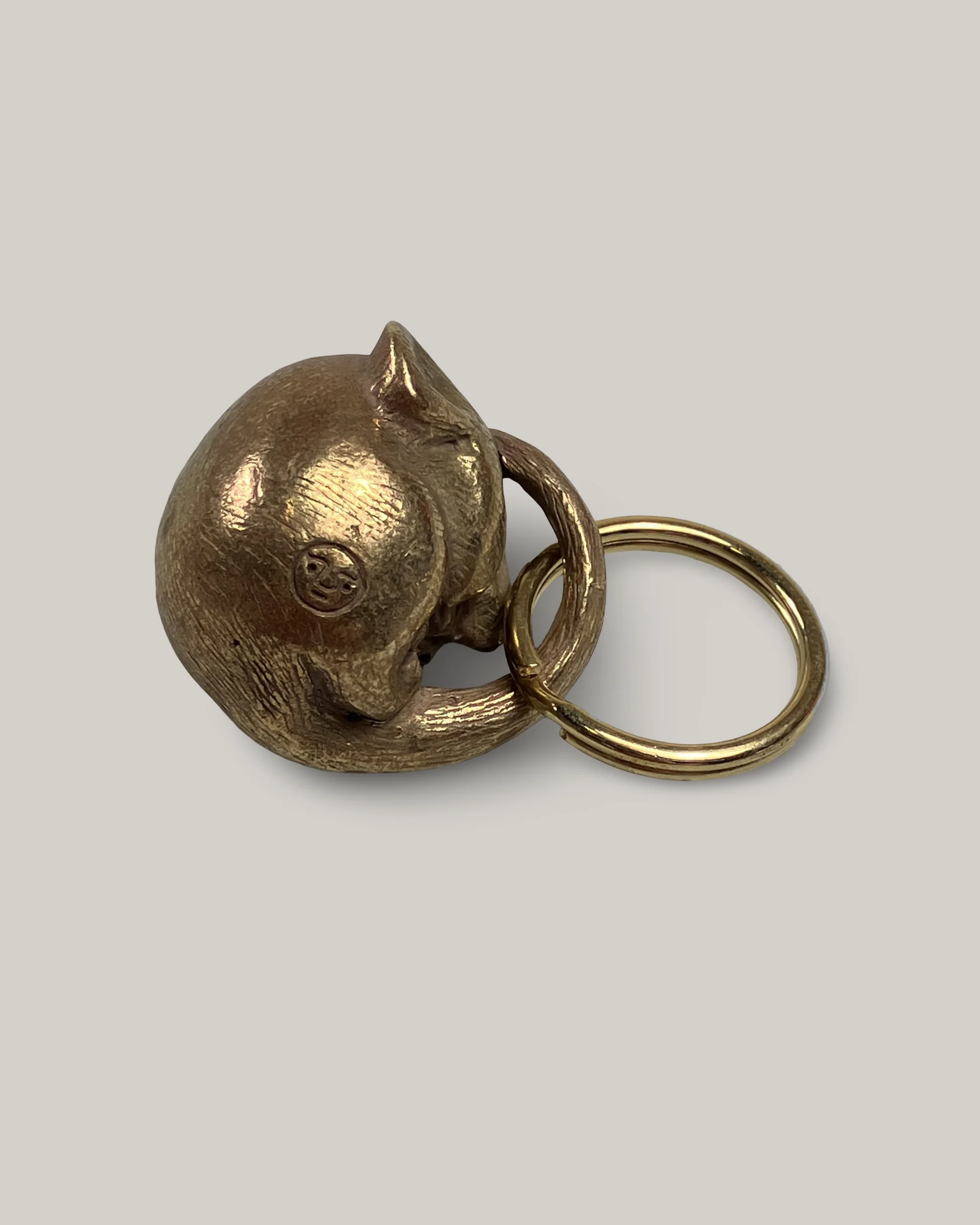 TENDER CO. BRASS DORMOUSE KEYRING - Image 3