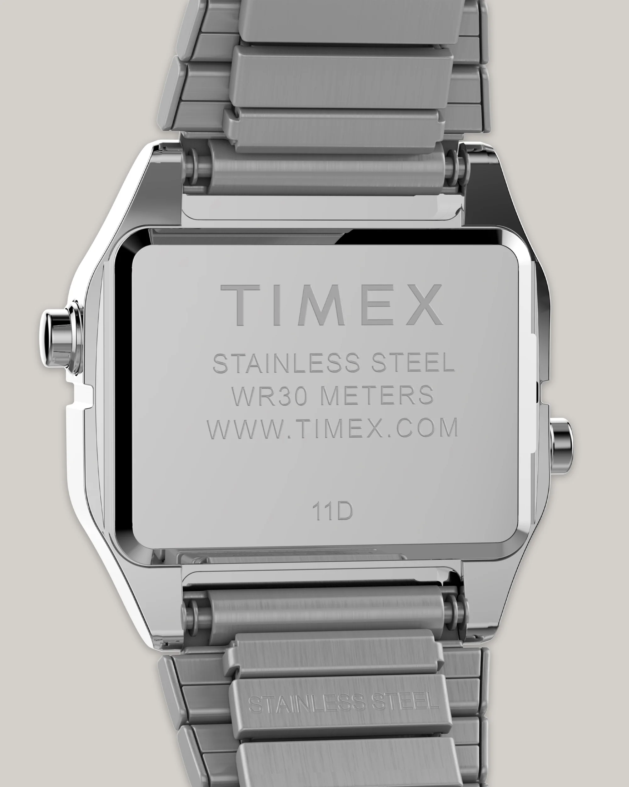 TIMEX TEENY TINY STAINLESS STEEL BRACELET WATCH 20MM - SILVER - Image 3