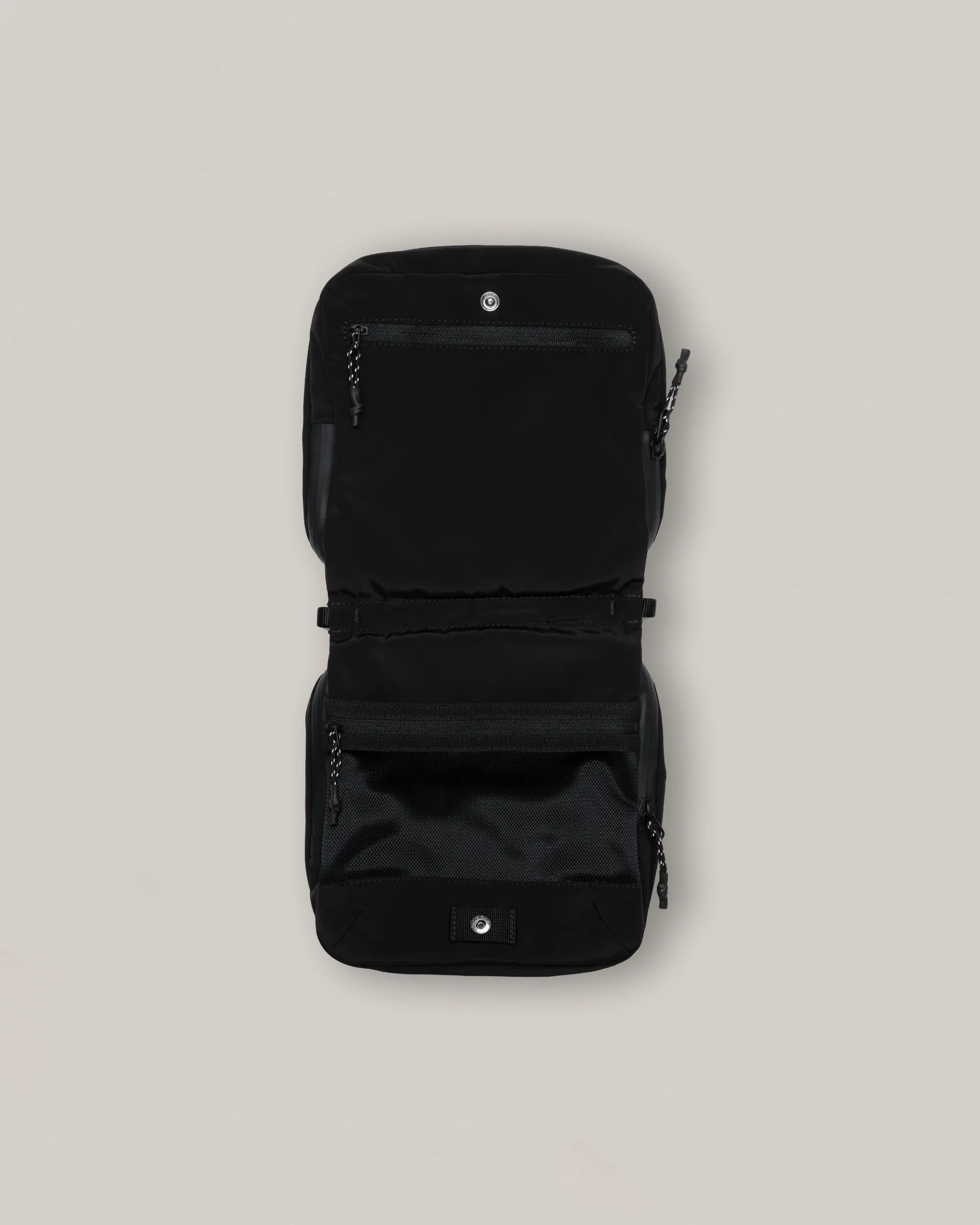 TOPOLOGIE CASETTE SACOCHE MEDIUM BLACK TECH SATEEN - Image 2