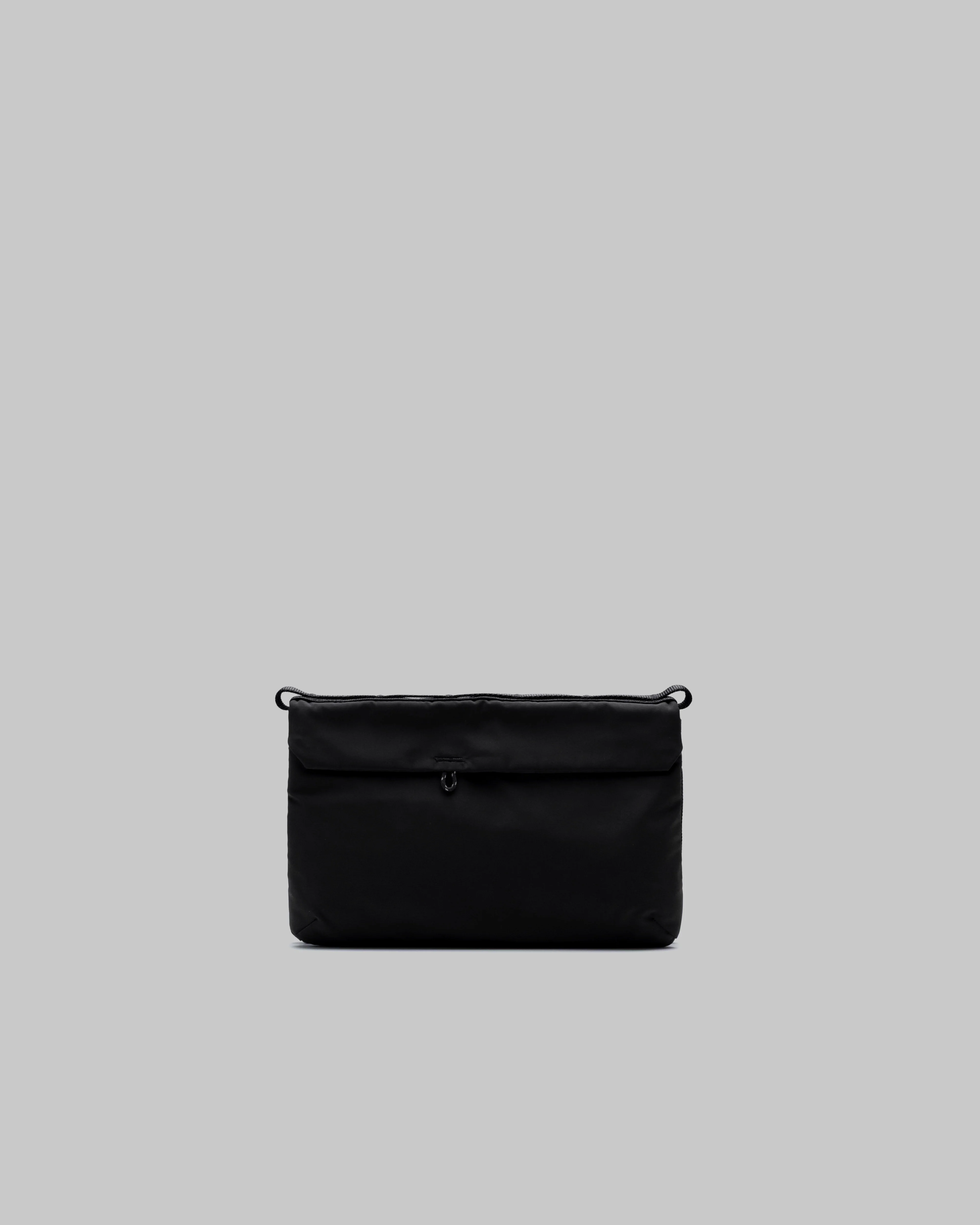 TOPOLOGIE FLAT SACOCHE SMALL BLACK TECH SATEEN - Image 3