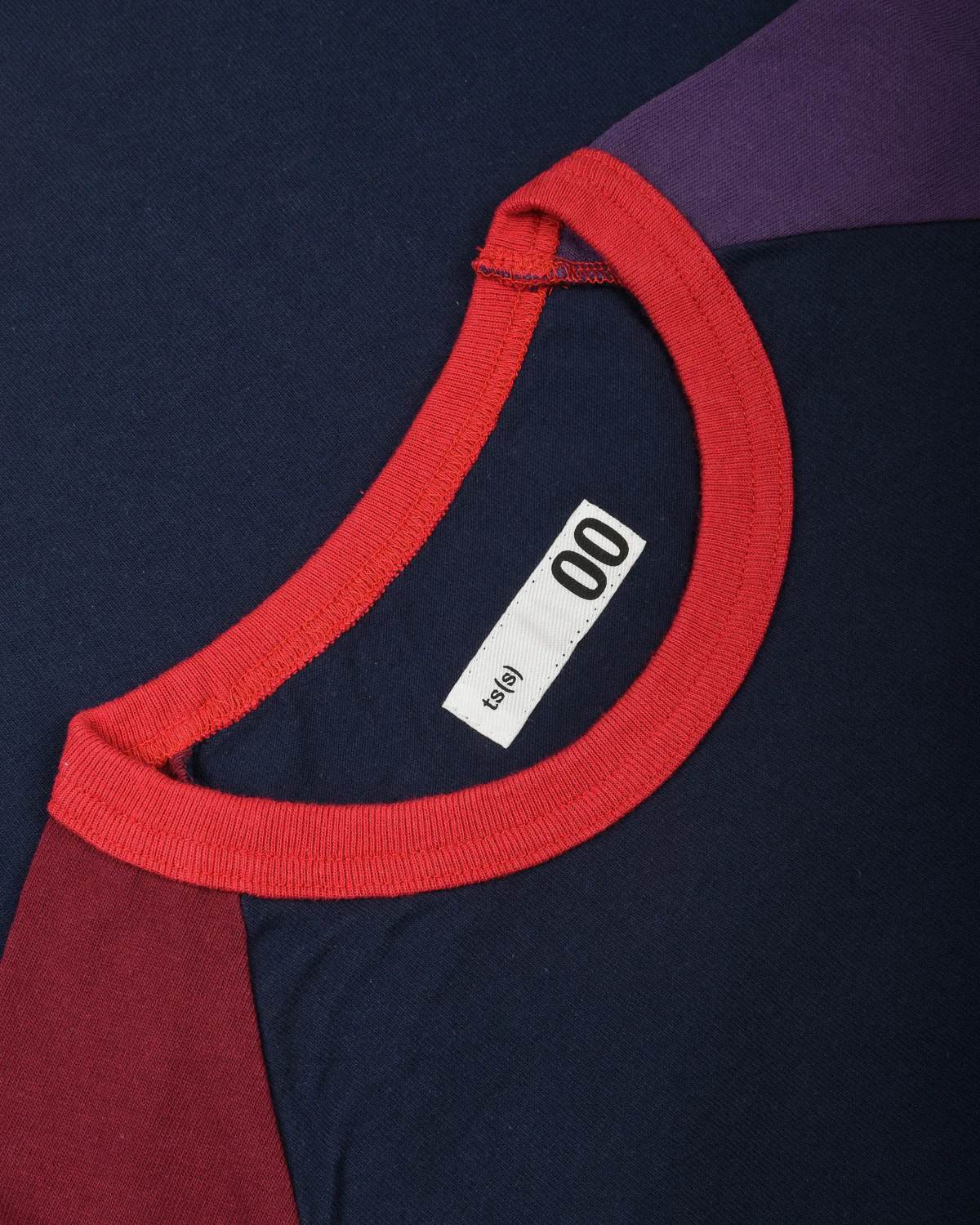 TS(S) 4 COLOUR BLOCK T-SHIRT - NAVY - Image 2