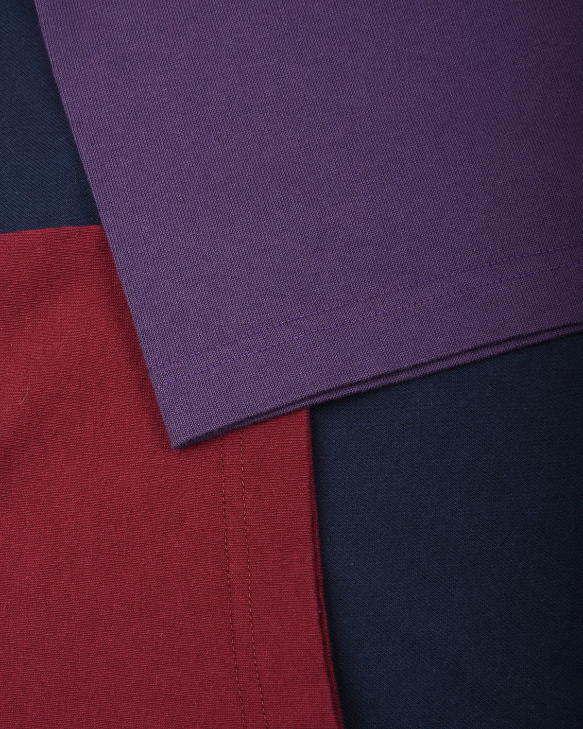 TS(S) 4 COLOUR BLOCK T-SHIRT - NAVY - Image 3