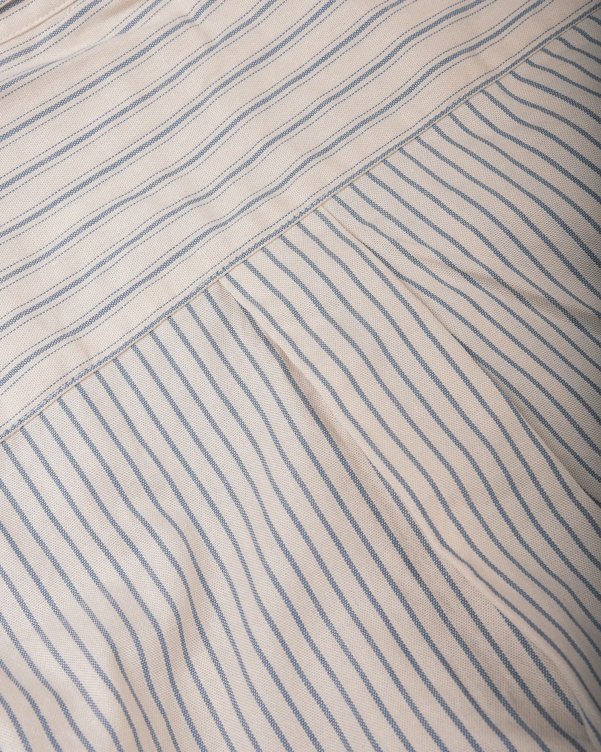 TS(S) COTTON STRIPE BAGGY FIT SHIRT DRESS - BLUE - Image 6