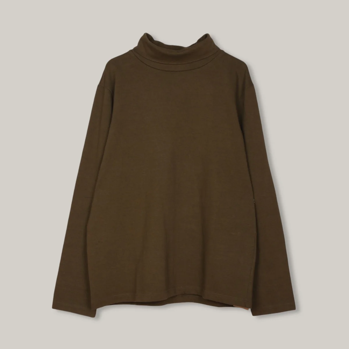 TS(S) TURTLE NECK SHIRT - OLIVE - Image 2