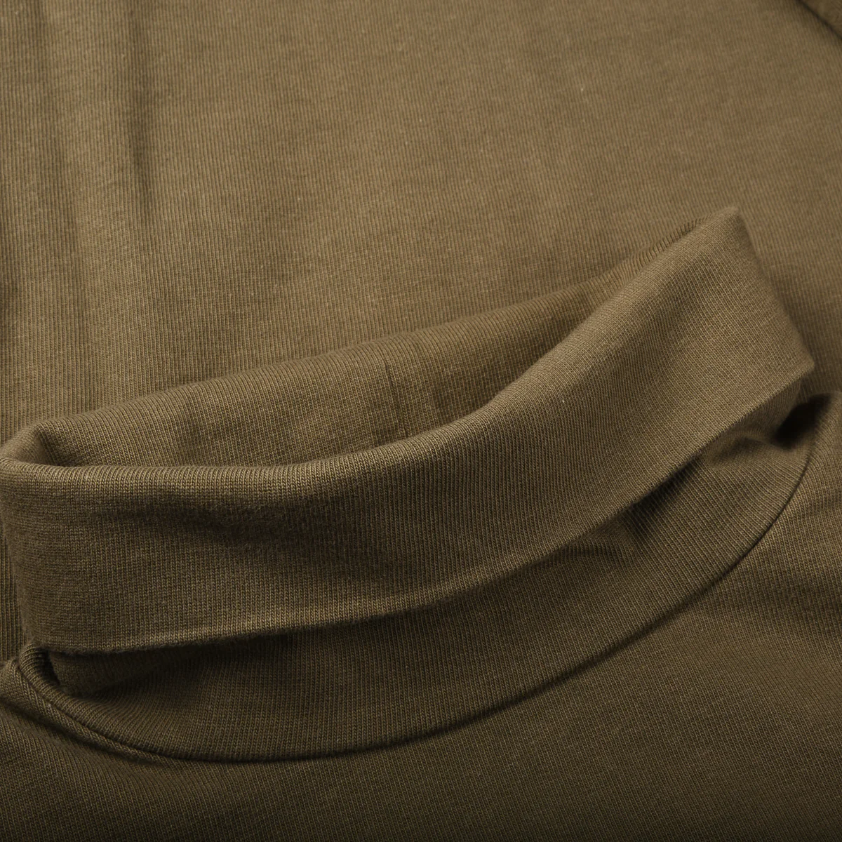 TS(S) TURTLE NECK SHIRT - OLIVE - Image 3