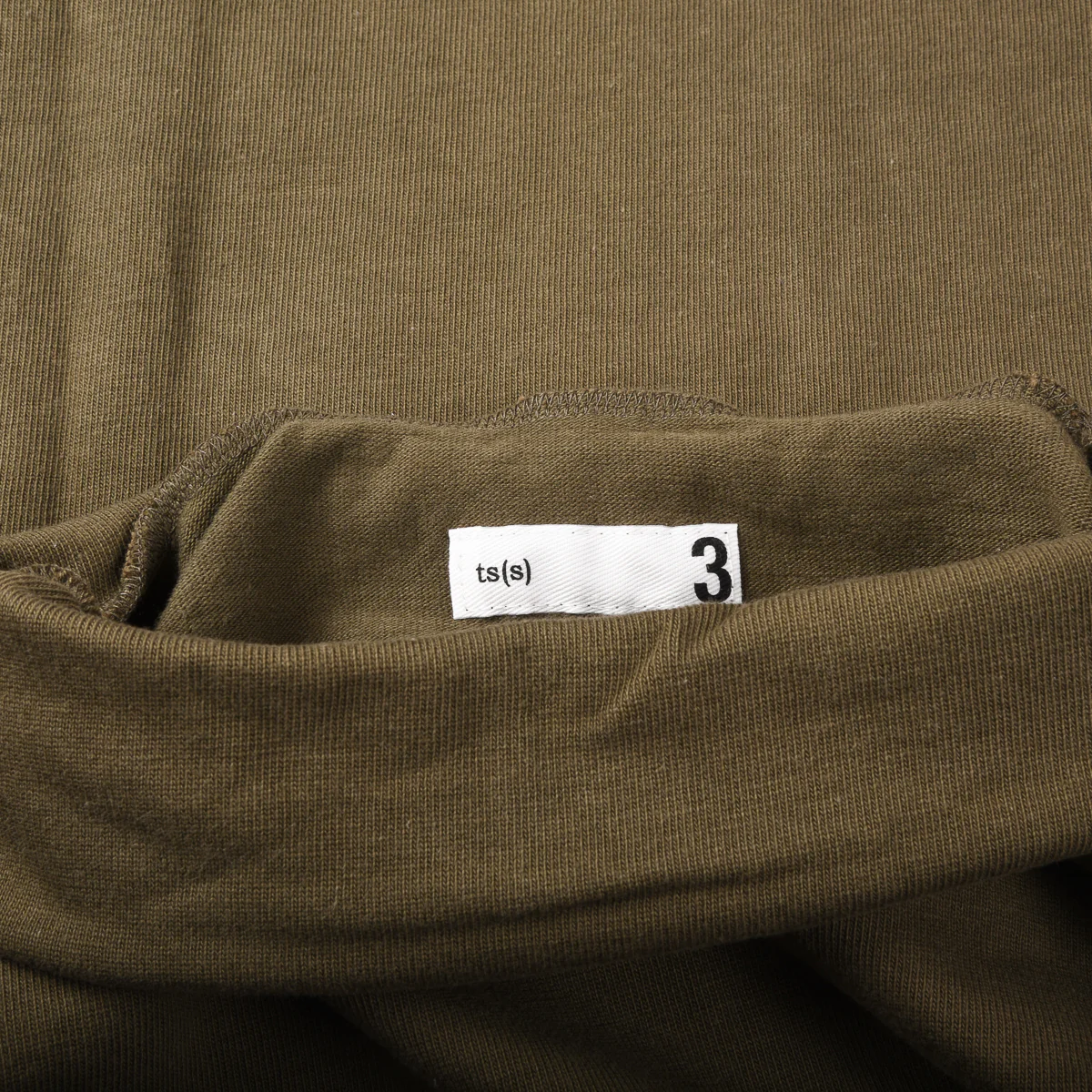 TS(S) TURTLE NECK SHIRT - OLIVE - Image 4