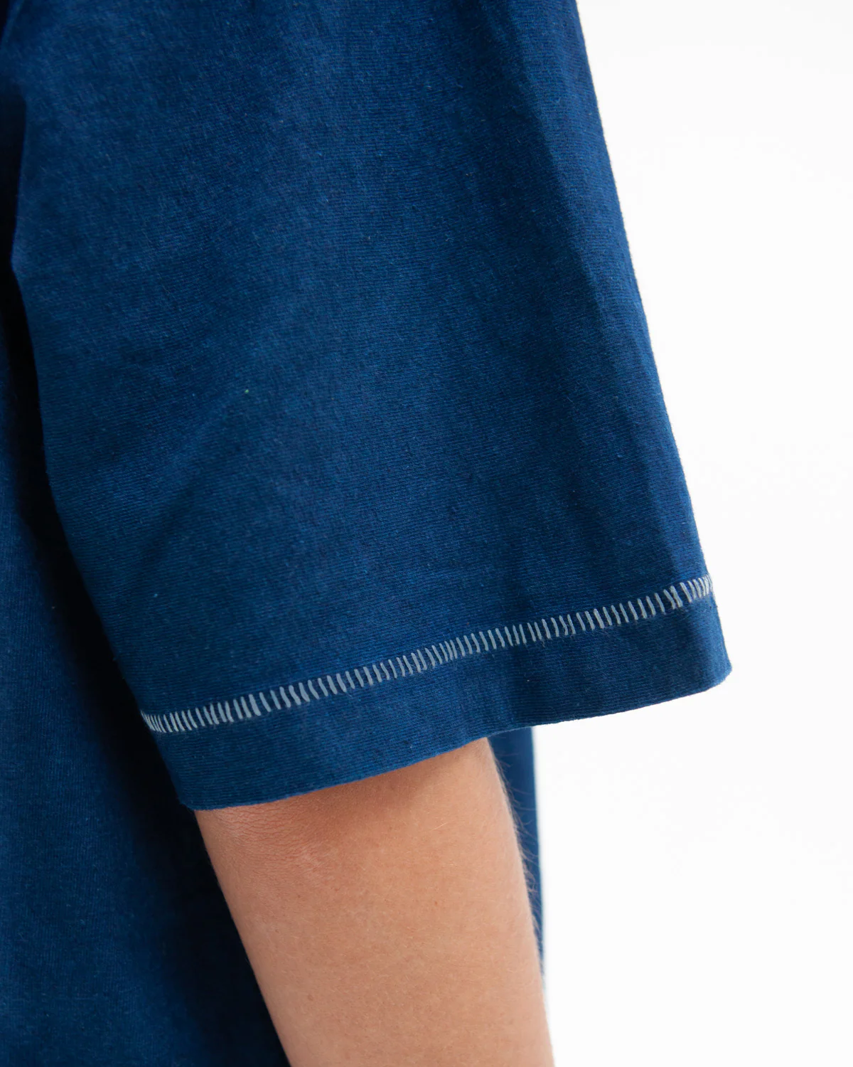 W'MENSWEAR BOWL TEE - INDIGO - Image 5