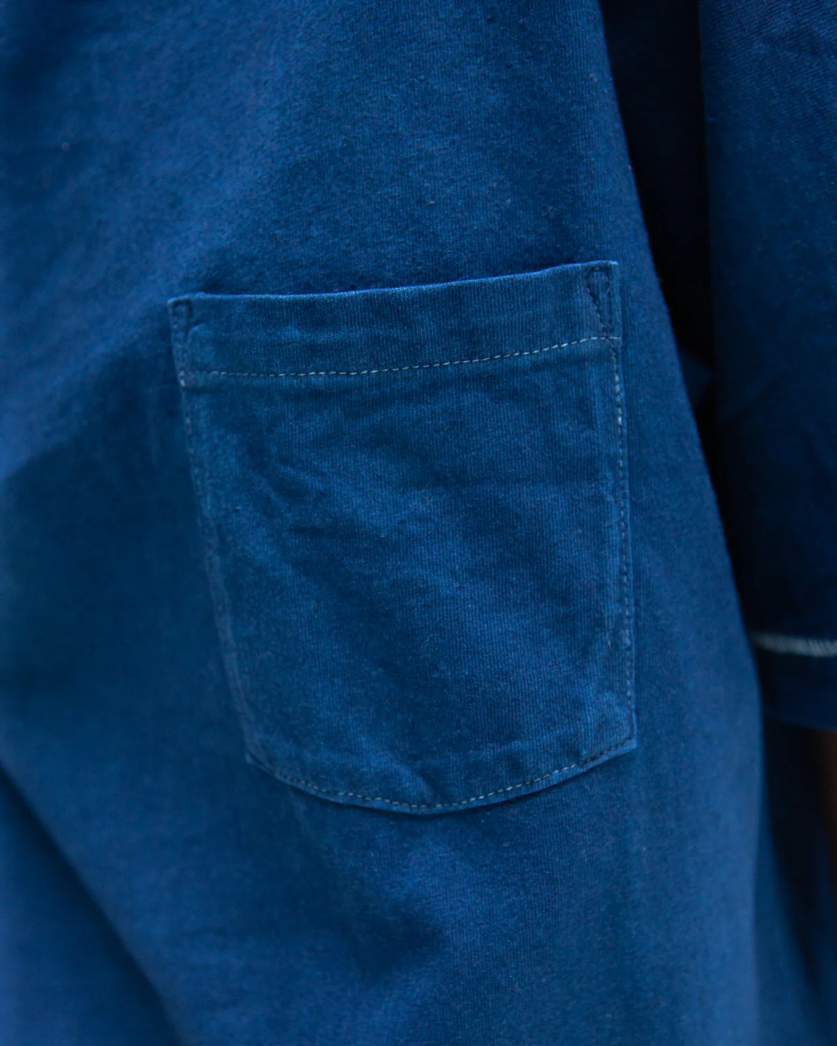 W'MENSWEAR BOWL TEE - INDIGO - Image 6