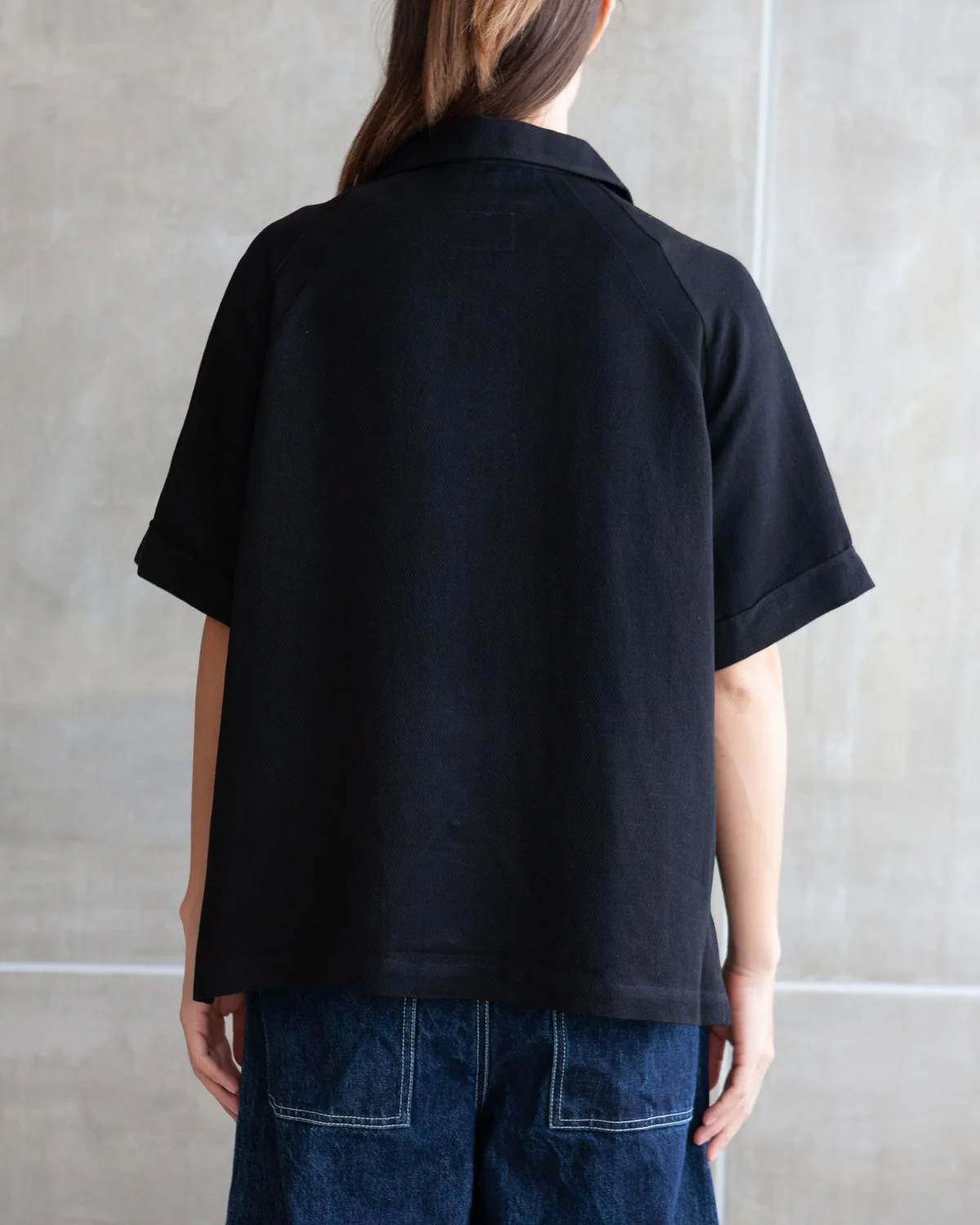 W'MENSWEAR BOWLING SHIRT - BLACK - Image 5