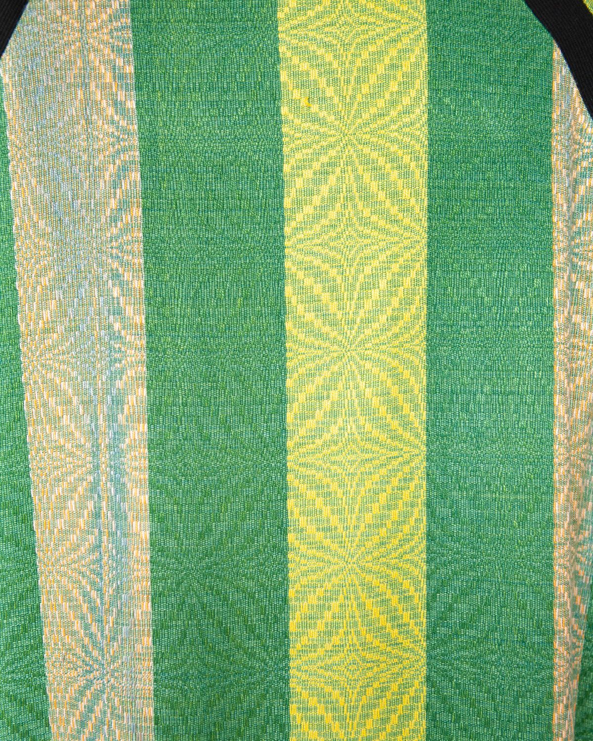 W'MENSWEAR BOWLING SHIRT - GREEN STRIPE - Image 7