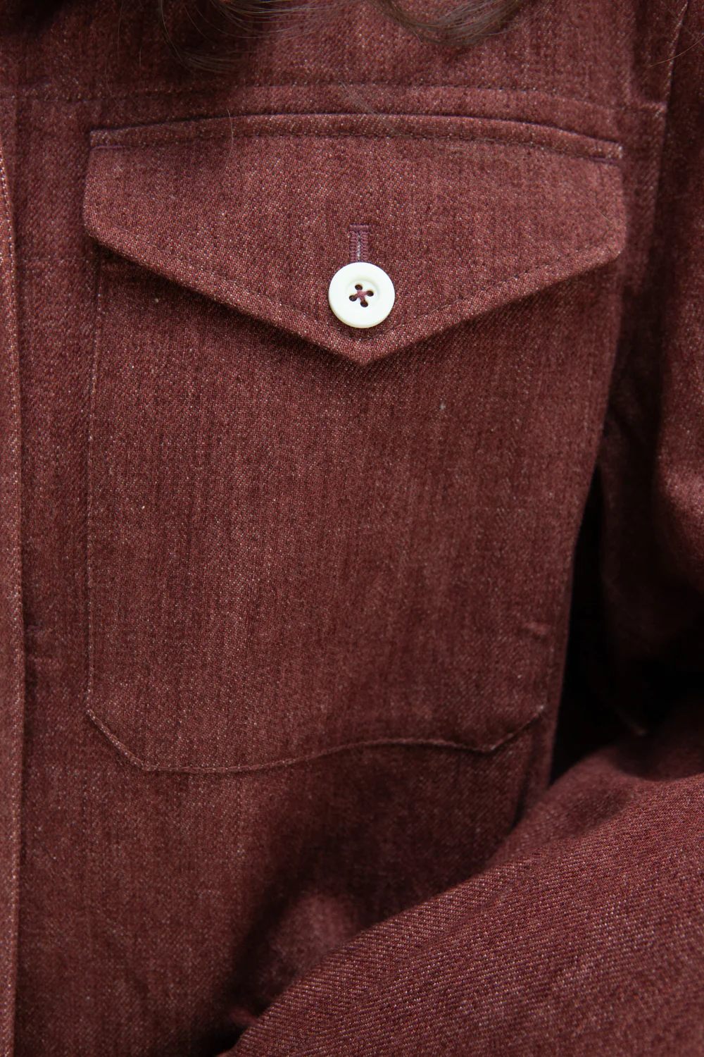 W'MENSWEAR DESPATCH JACKET - BROWN DENIM - Image 8