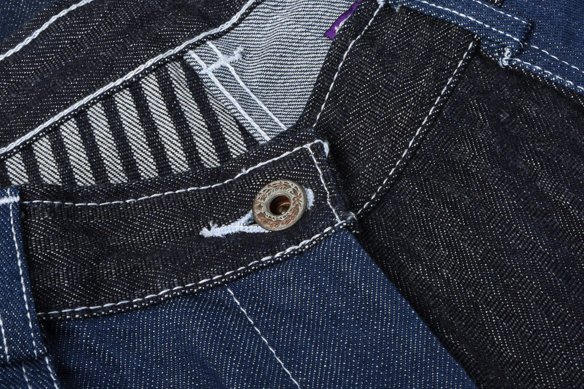 GOOD OL WHATS-HER-FACE BY W'MENSWEAR UNISEX FREEDOM FLIGHT TROUSER - DENIM - Image 5