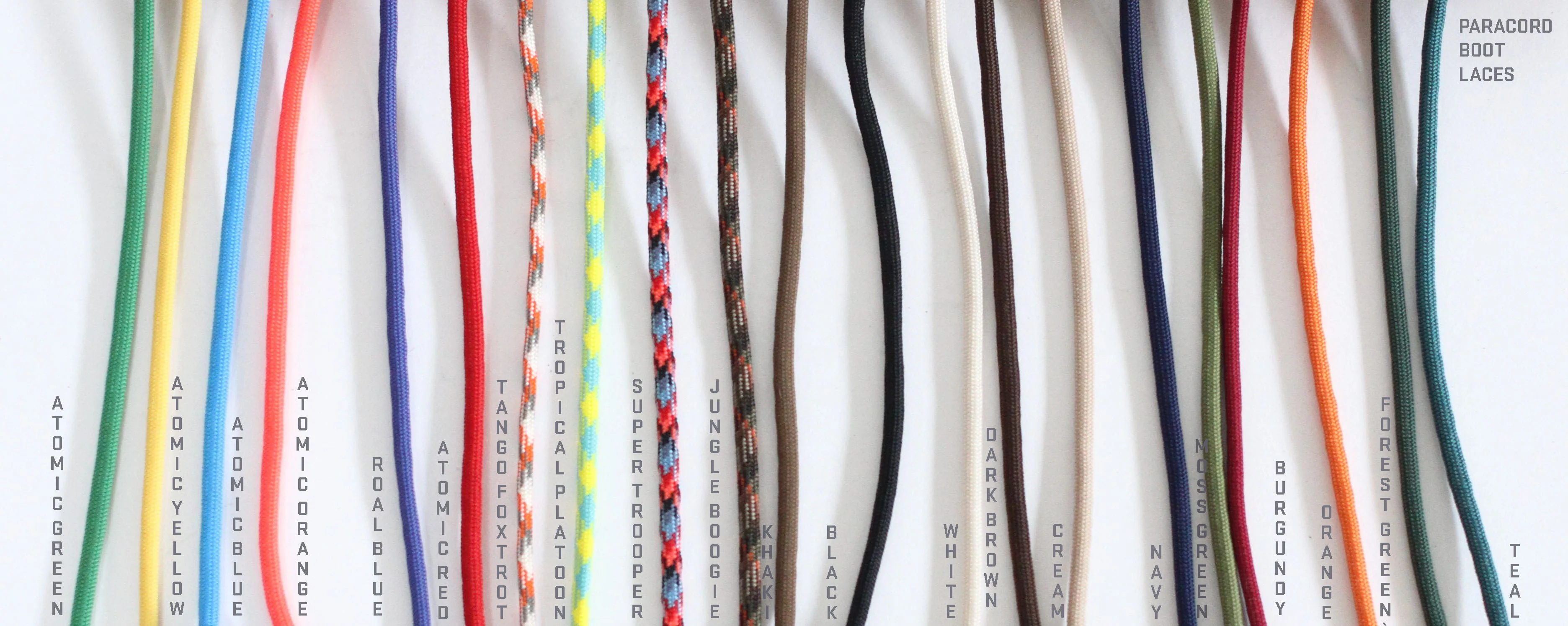 WOOTTEN PARACORD LACES 120CM - Image 9