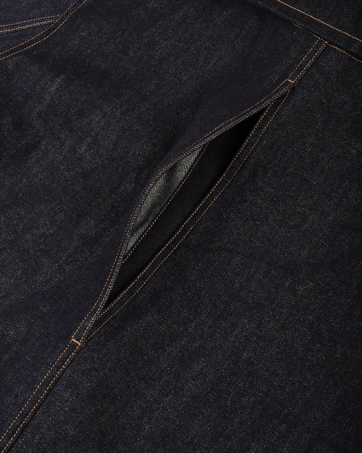 WORK WORKS WOMEN'S 3/4 SLEEVE JACKET - RAW DENIM - Image 3