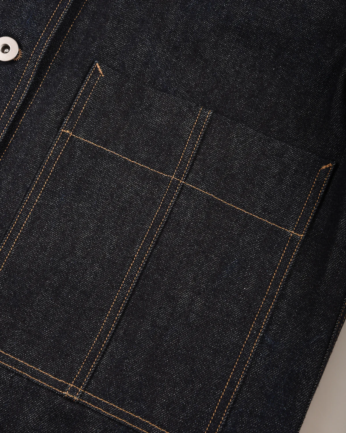 WORK WORKS WOMEN'S 3/4 SLEEVE JACKET - RAW DENIM - Image 6