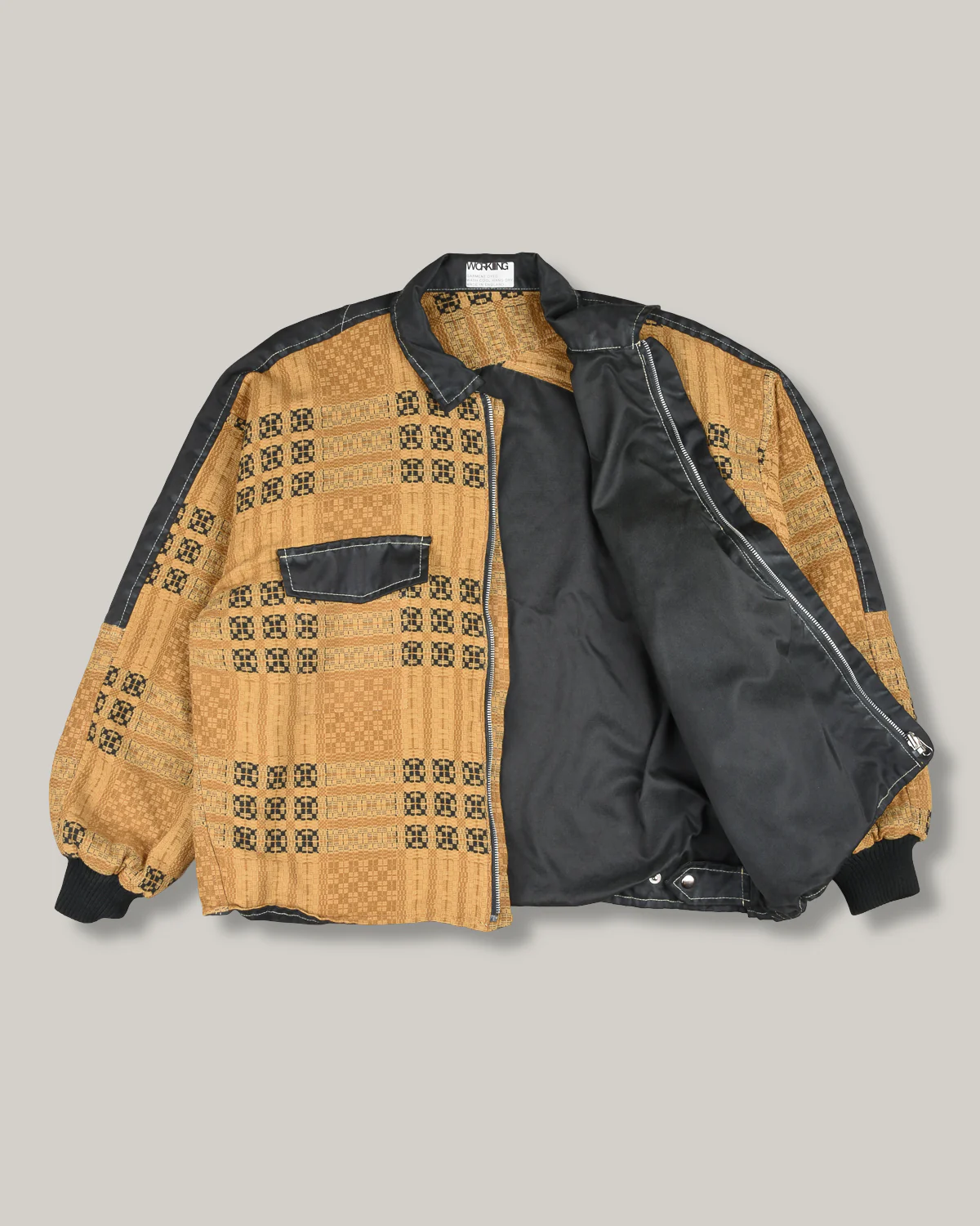 WORKING MALA REVERSIBLE JACKET - FLIGHT NYLON - YEAST - Image 2