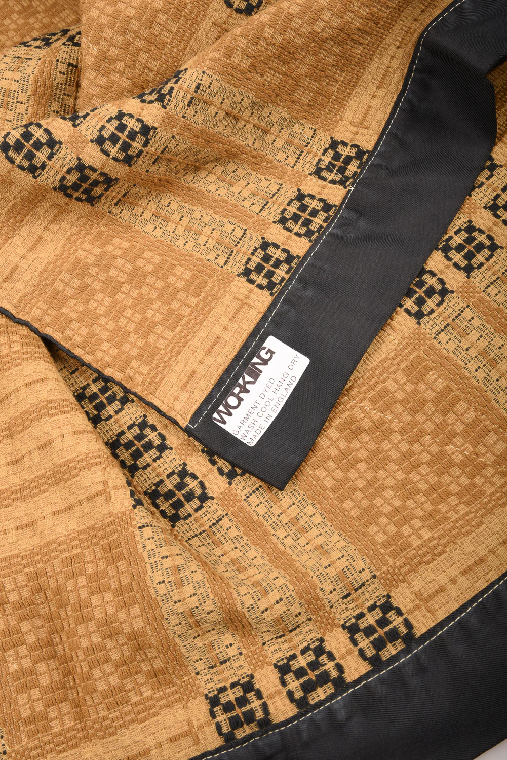 WORKING NAP BLANKET - FLIGHT NYLON & COTTON COVERLET - YEAST - Image 4