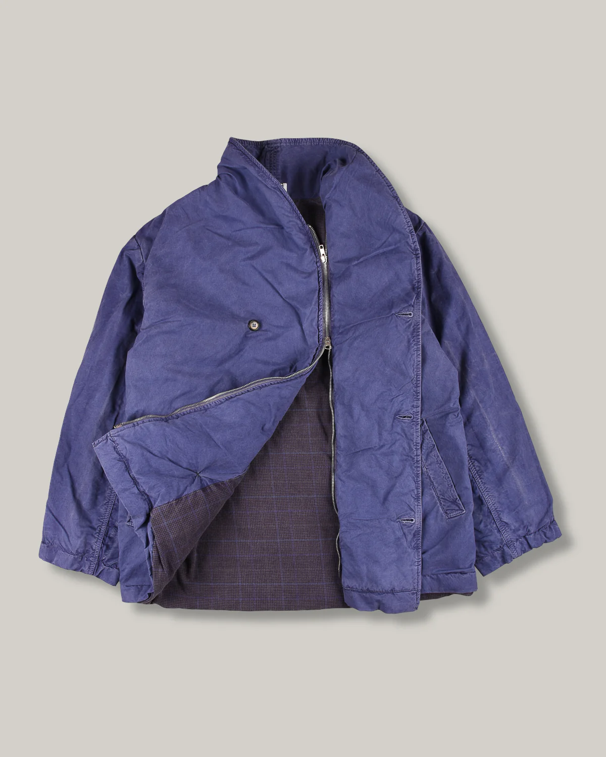 WORKING STEP COAT - PEACHED COTTON OXFORD LOFT - EIFFEL - Image 2