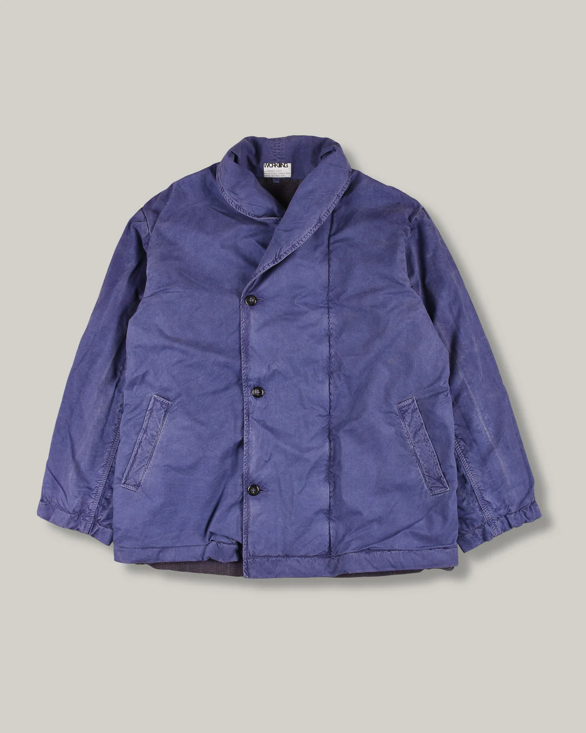 WORKING STEP COAT - PEACHED COTTON OXFORD LOFT - EIFFEL - Image 3