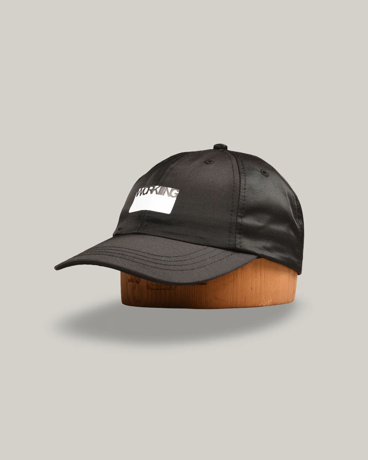 WORKING STICKER CAP - FLIGHT NYLON - BLACK
