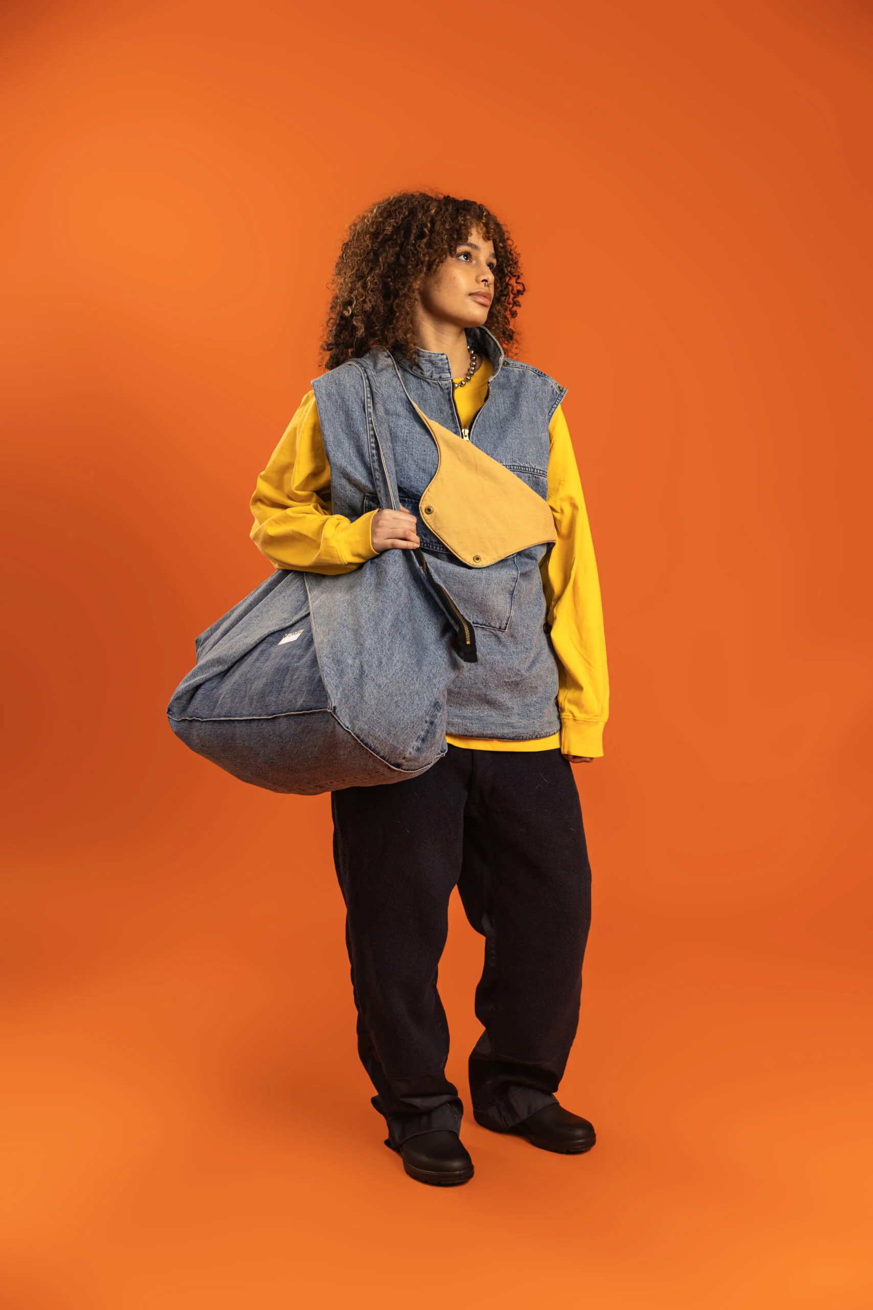 WORKING TAKEOUT BAG - BLACK STONE WASHED - Image 7