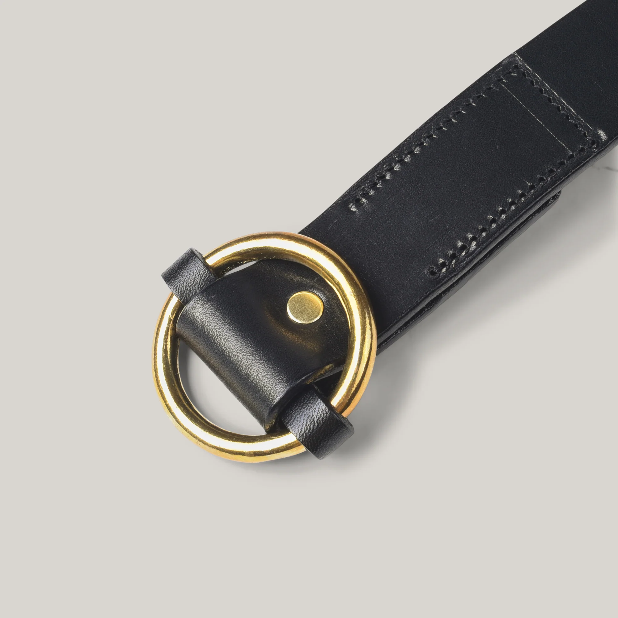 YUKETEN 1-1/4" RING BELT - BLACK - Image 2