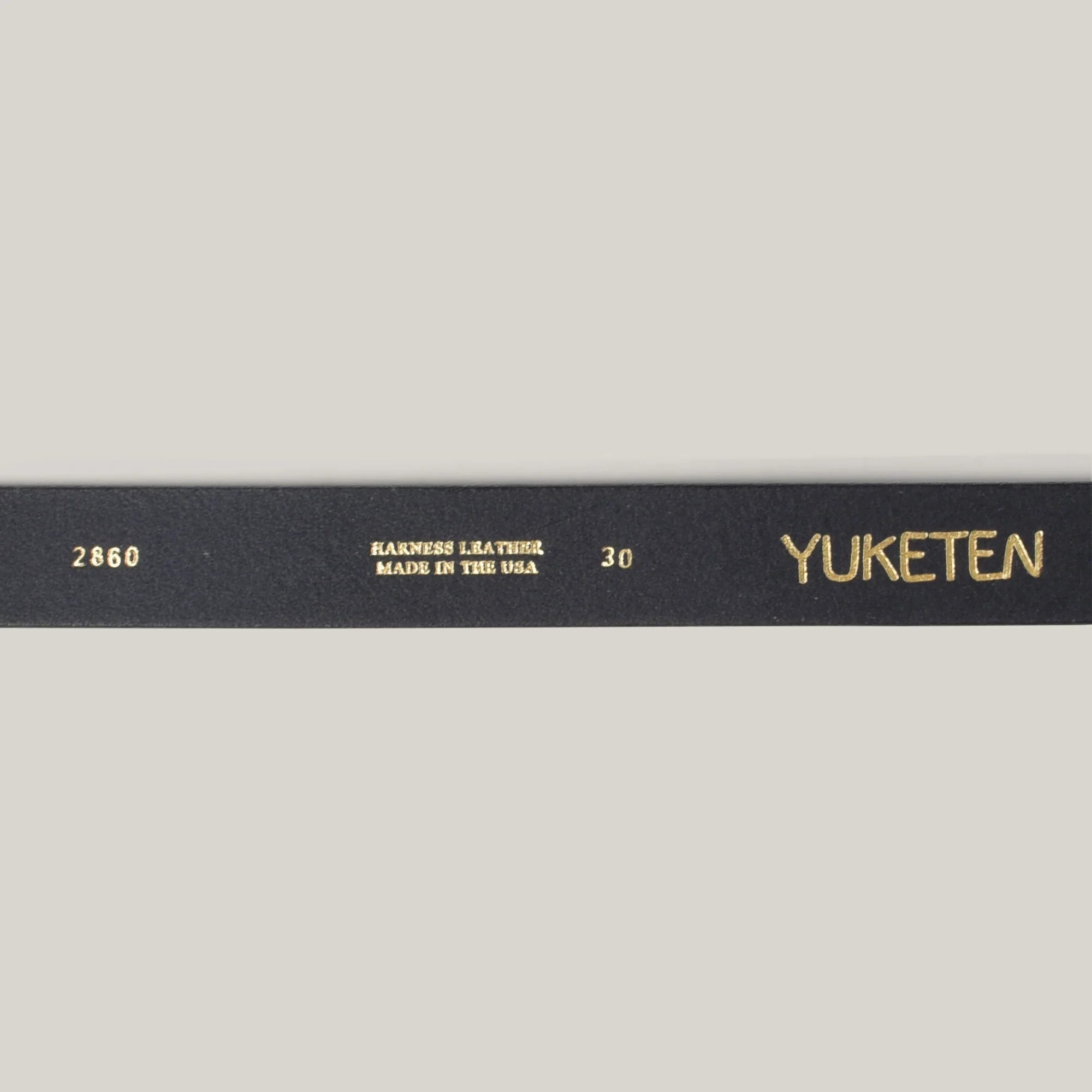 YUKETEN 1-1/4" RING BELT - BLACK - Image 3