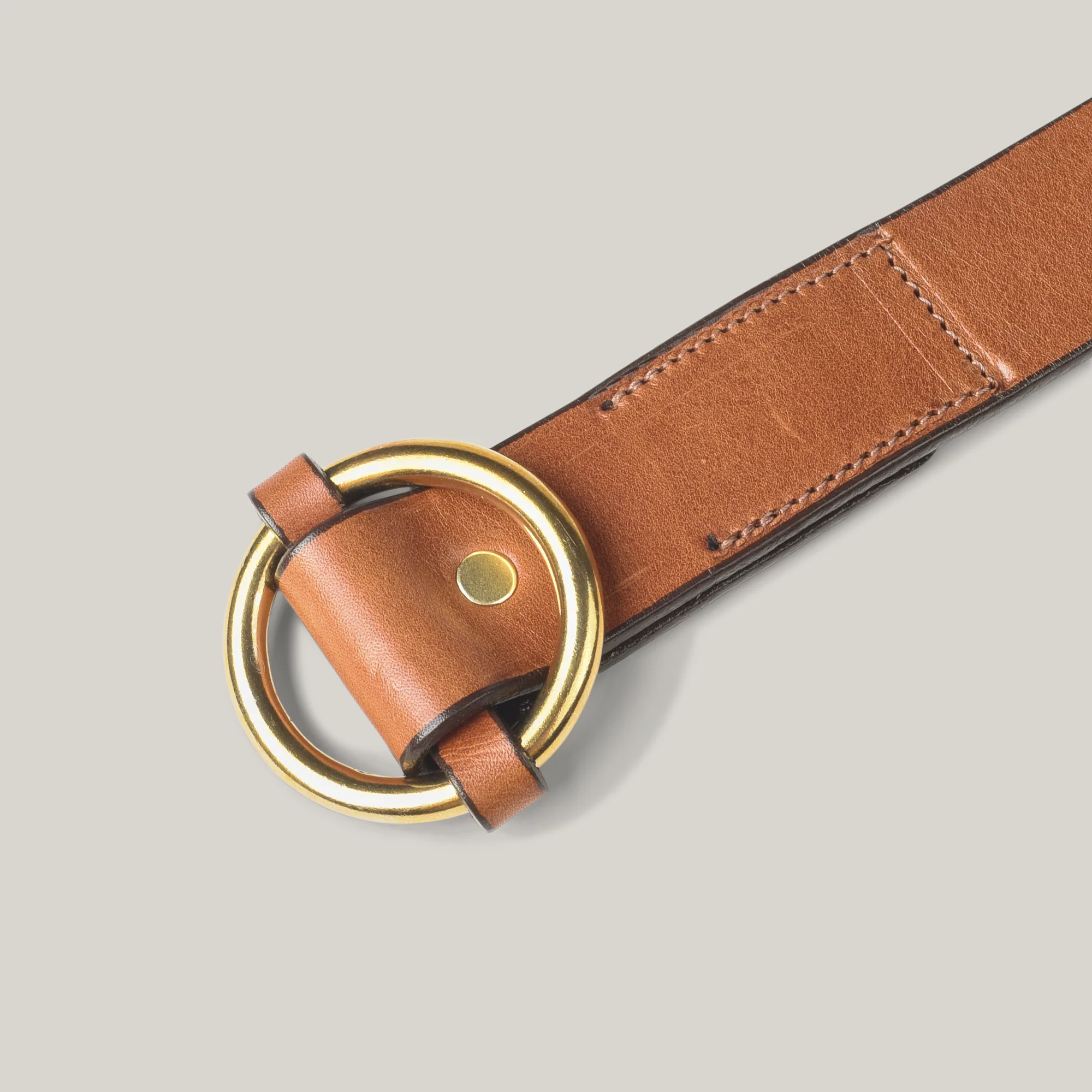 YUKETEN 1-1/4" RING BELT - BUCK BROWN - Image 2